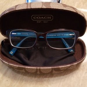 Authentic Coach Eyeglass Frames and Case